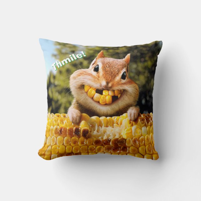 Coussin Maïs de Chipmunk (Recto)
