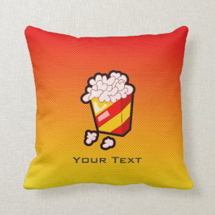 Coussin Maïs éclaté jaune-orange