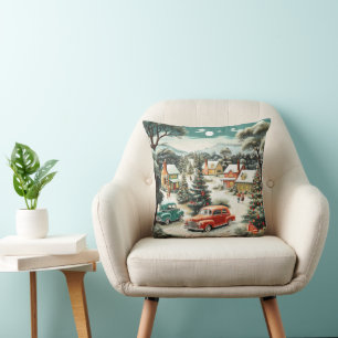 Coussin Maison de Noël MCM