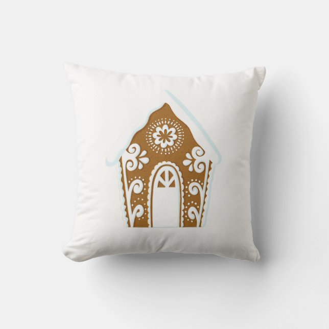 Coussin Maison de pain d'épices (Recto)