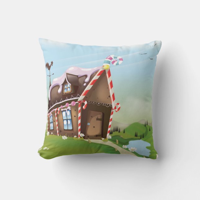 Coussin Maison de pain d'épices (Recto)