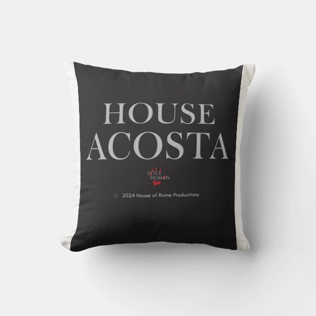 Coussin Maison "encore humaine" Acosta Jeu d'oreiller (Recto)