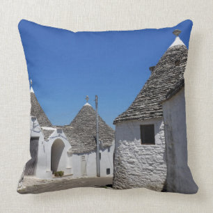 Coussin Maisons de Trulli dans Alberobello, carreau de la