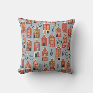 Coussin Maisons hollandaises - Amsterdam motif