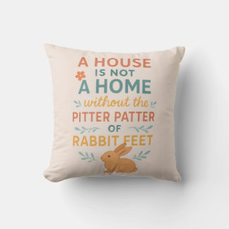 Coussin Maisons pat pat pieds de lapin
