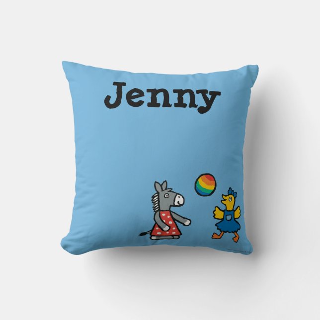 Coussin Maisy à l'école maternelle avec des amis sur le (Recto)