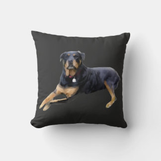 Coussin Majestic Rottweiler: Serenity in Strength