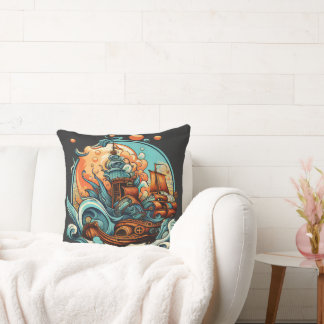 Coussin Majestic Voilier - Voilier Seas Jeu d'oreiller