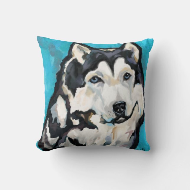 Coussin Malamute d'Alaska (Recto)