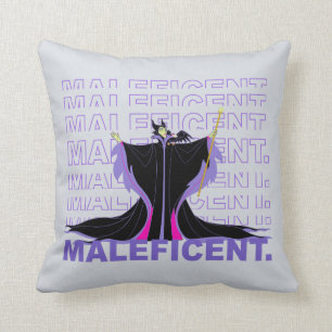 Coussin Maléfique  En texte mauve