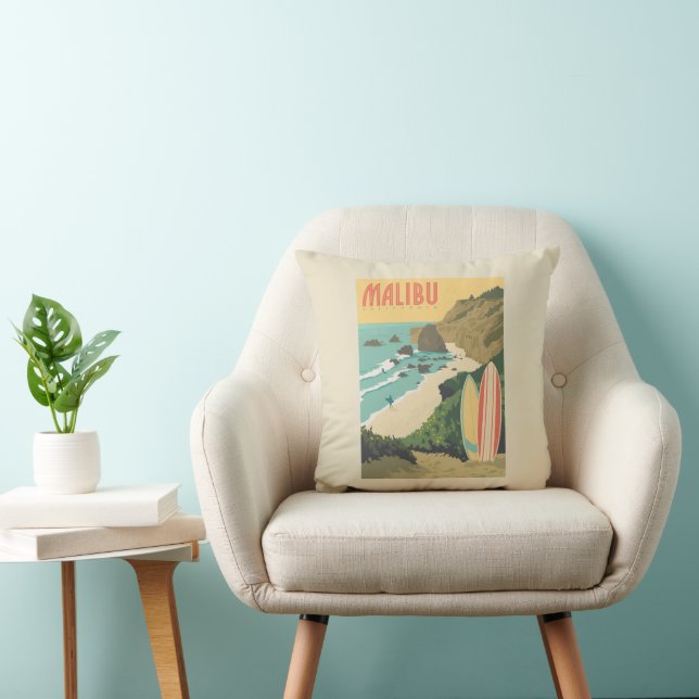 Coussin Malibu, Californie (Chaise)