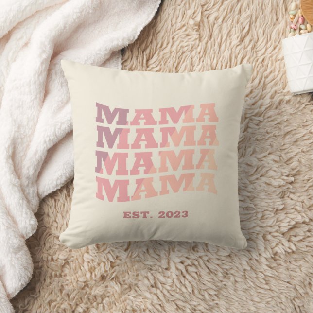 Coussin Mama personnalisée établie (Couverture)