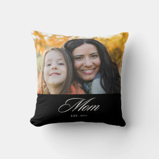 Coussin Maman a établi un script élégant moderne Photo