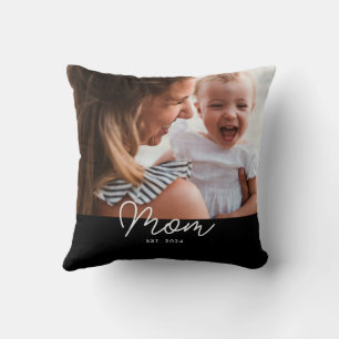 Coussin Maman a établi une photo de script moderne