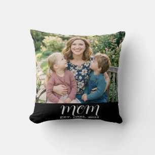 Coussin Maman a établi une photo de script moderne