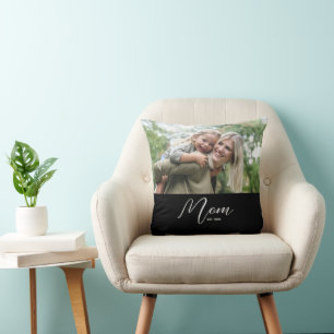 Coussin Maman a établi une photo de script moderne