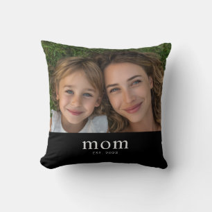 Coussin Maman a établi une photo minimale moderne