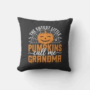 Coussin Maman chouette citrouille Halloween Design_1