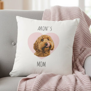 Coussin Maman de chien personnalisée Photo de chien pers