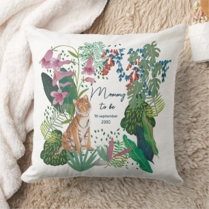 Coussin Maman de la jungle de Tigre mignonne pour être Bab