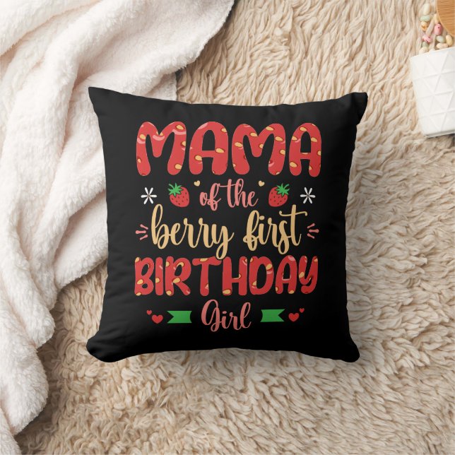 Coussin Maman Du Berry Premier Anniversaire Fille Mère Amu (Couverture)