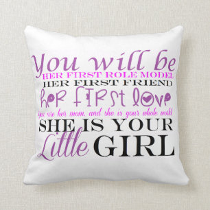Coussin Maman et fille : Amour