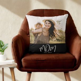 Coussin Maman Etabli Moderne Script Photo