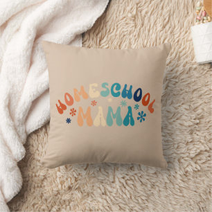 Coussin Maman maman de l'école familiale Retro