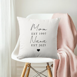 Coussin Maman Nana EST Jeter l'oreiller Cadeau personnal