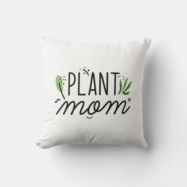 Coussin Maman plante (Recto)