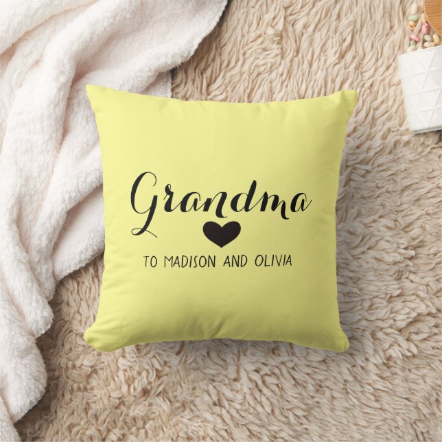 Coussin Maman tendance Maman, Enfants Noms de la fête des  (Couverture)