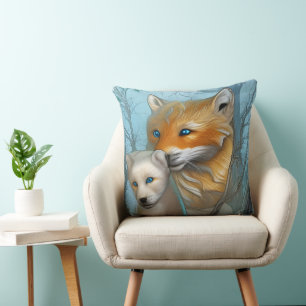 Coussin Maman Tu es le meilleur - Fox et bébé