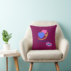 Coussin Maman's Tiny Hugs Amaze Me Grey Summer Baby