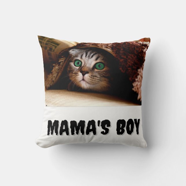 Coussin Mamas Boy (Recto)