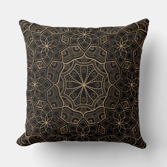 Coussin Mandala 3 de luxe (Recto)