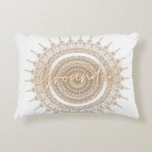 Coussin Mandala au sol