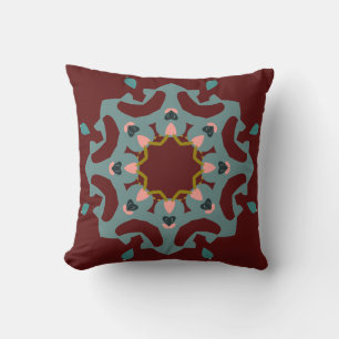 Coussin Mandala floral