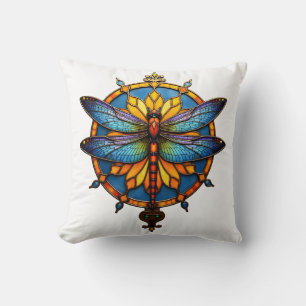 Coussin Mandala Libellule Lumineuse Géométrie Sacrée Spiri