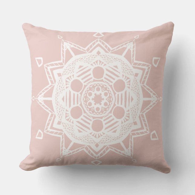 Coussin Mandala Mallow (Recto)