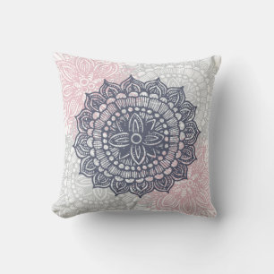 Coussin Mandala Tracery Ornement Jeu d'oreiller