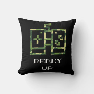 Coussin Manette de jeu vidéo camouflage prête pour le joue