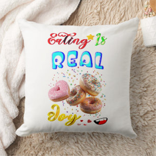 Coussin Manger du Polyester Est une Vraie Joie