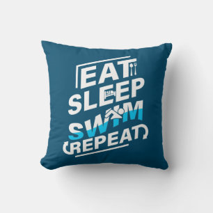 Coussin Mangez Sleep Swim