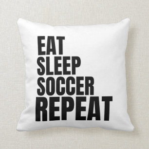 Coussin mangez sommeil soccer répéter