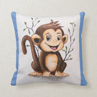Coussin Manny le singe 2 côté