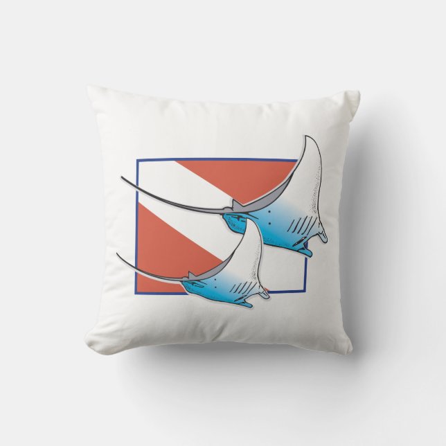 Coussin Manta Ray (Recto)