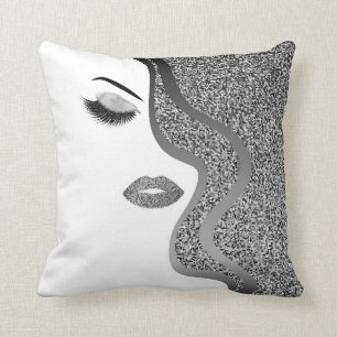 Coussin Maquillage avec l'effet de parties scintillantes