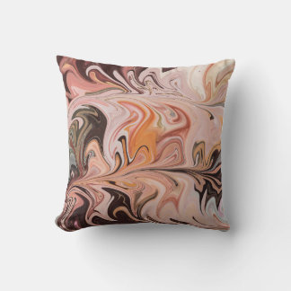 Coussin Marble Forms – Pink & Beige Soft Marble