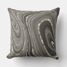 Marbre gris ondes noires