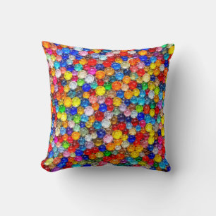 Coussin Marbres en verre coloré
